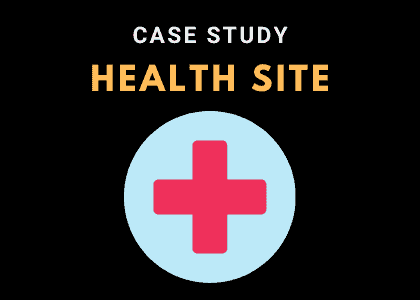 Health site case study