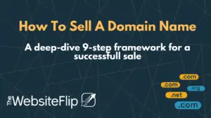 How To Sell A Domain Name