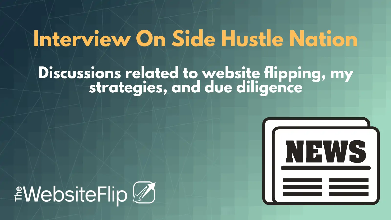 Interview On Side Hustle Nation