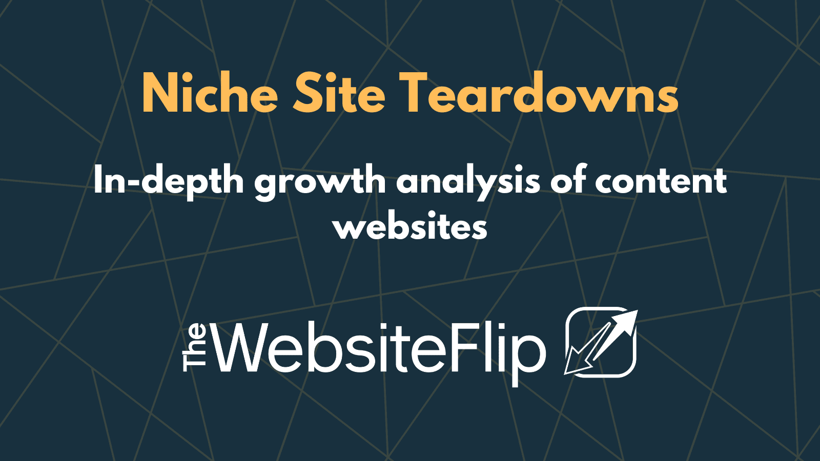 Niche Site Teardowns