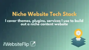 Niche Website Tech Stack