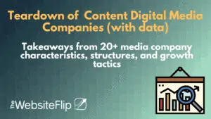 Teardown of Content Digital Media Companies (with data)